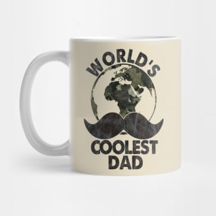 World's coolest dad; father's day; dad gift; dad; father; dad birthday; moustache Mug